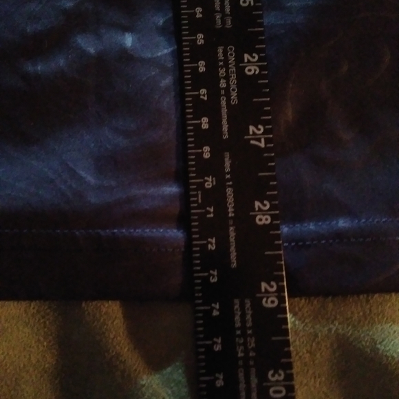 MAelreg performance polo Long sleeve XL Dark blue swirl pattern yellow t… - Picture 12 of 15